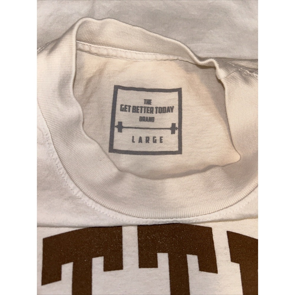 Better Lakeshore country club T-shirt men's large beige Winner's Only - Picture 5 of 7